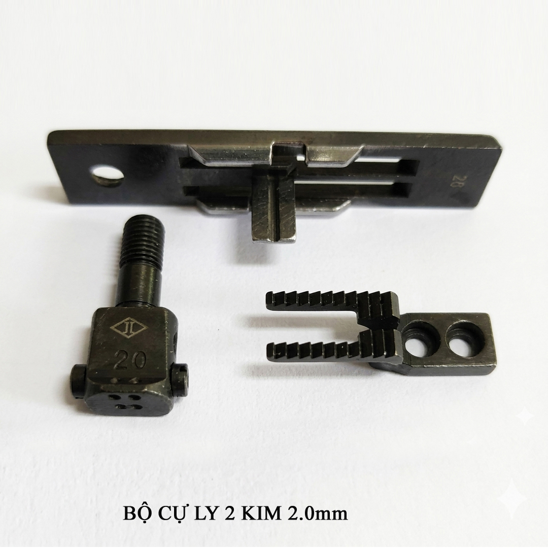 Bộ cự ly máy 2 kim trụ 2.0mm