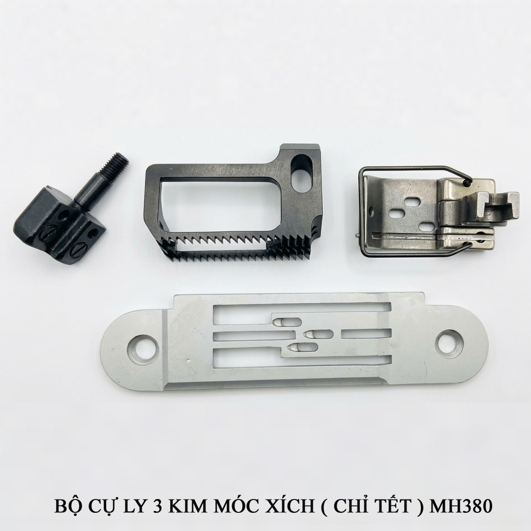 Bộ cự ly máy 3 kim móc xích MH380 3 kim tam giác