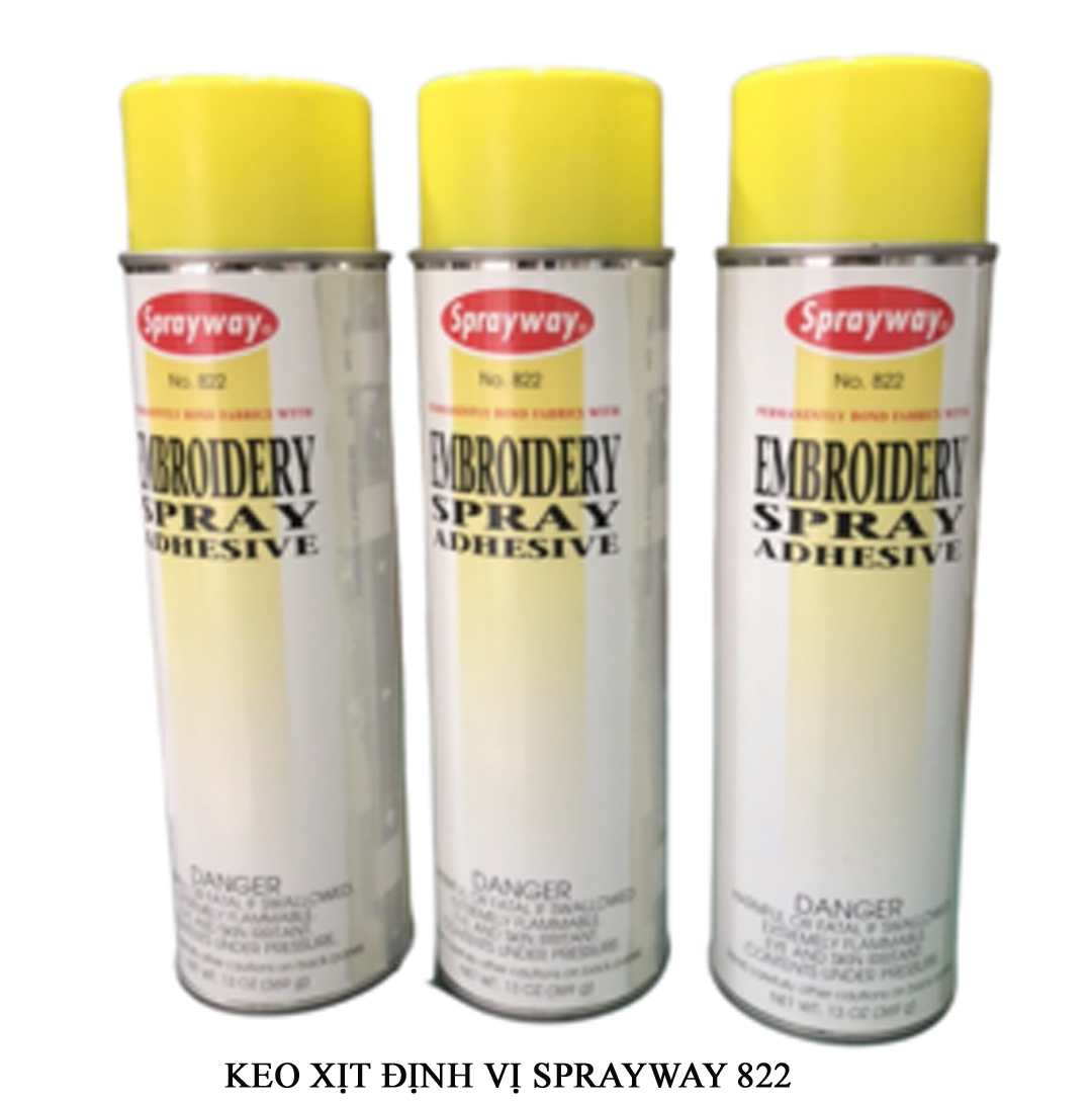 Keo xịt định vị Sprayway 822