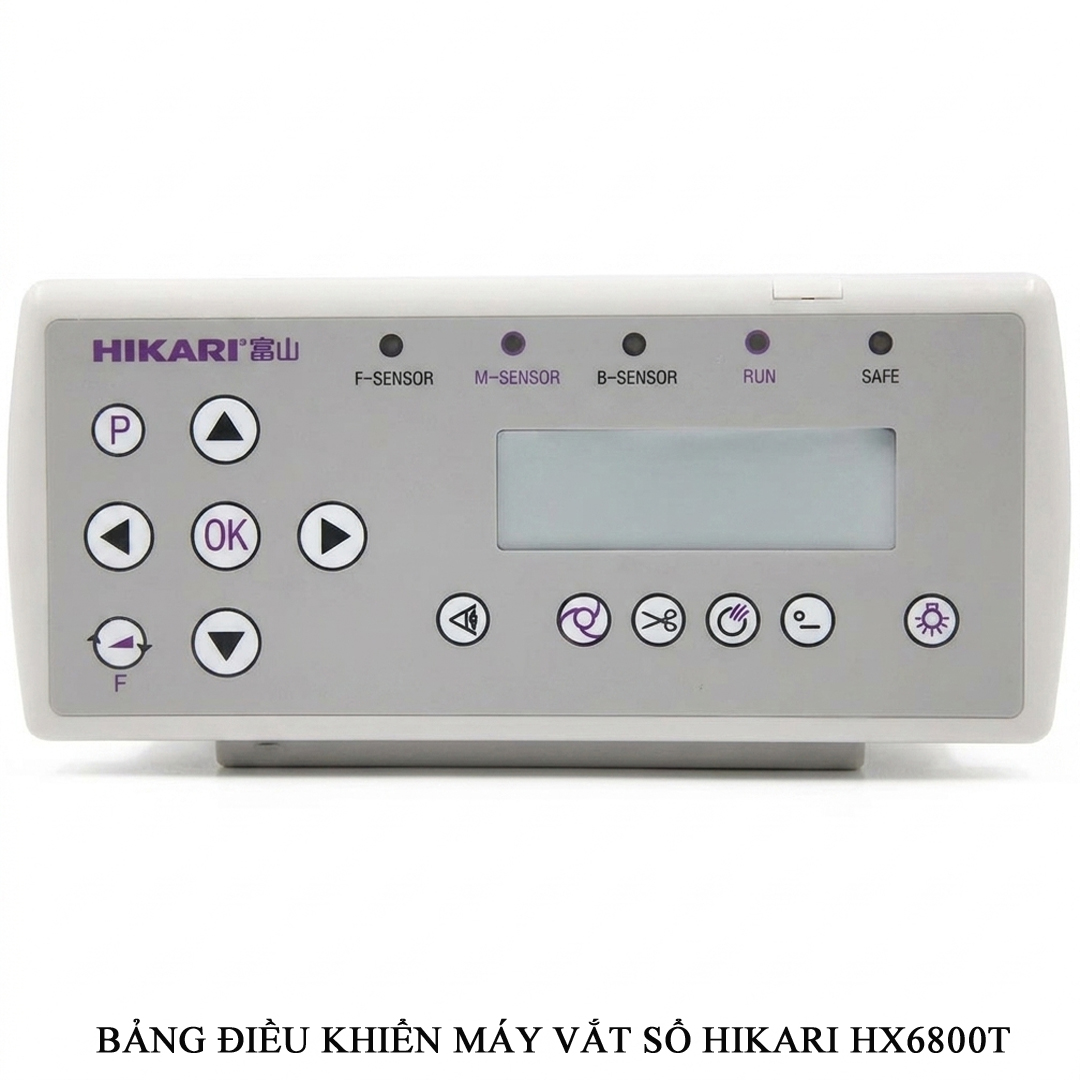 Bảng điều khiển máy vắt sổ Hikari HX6800T