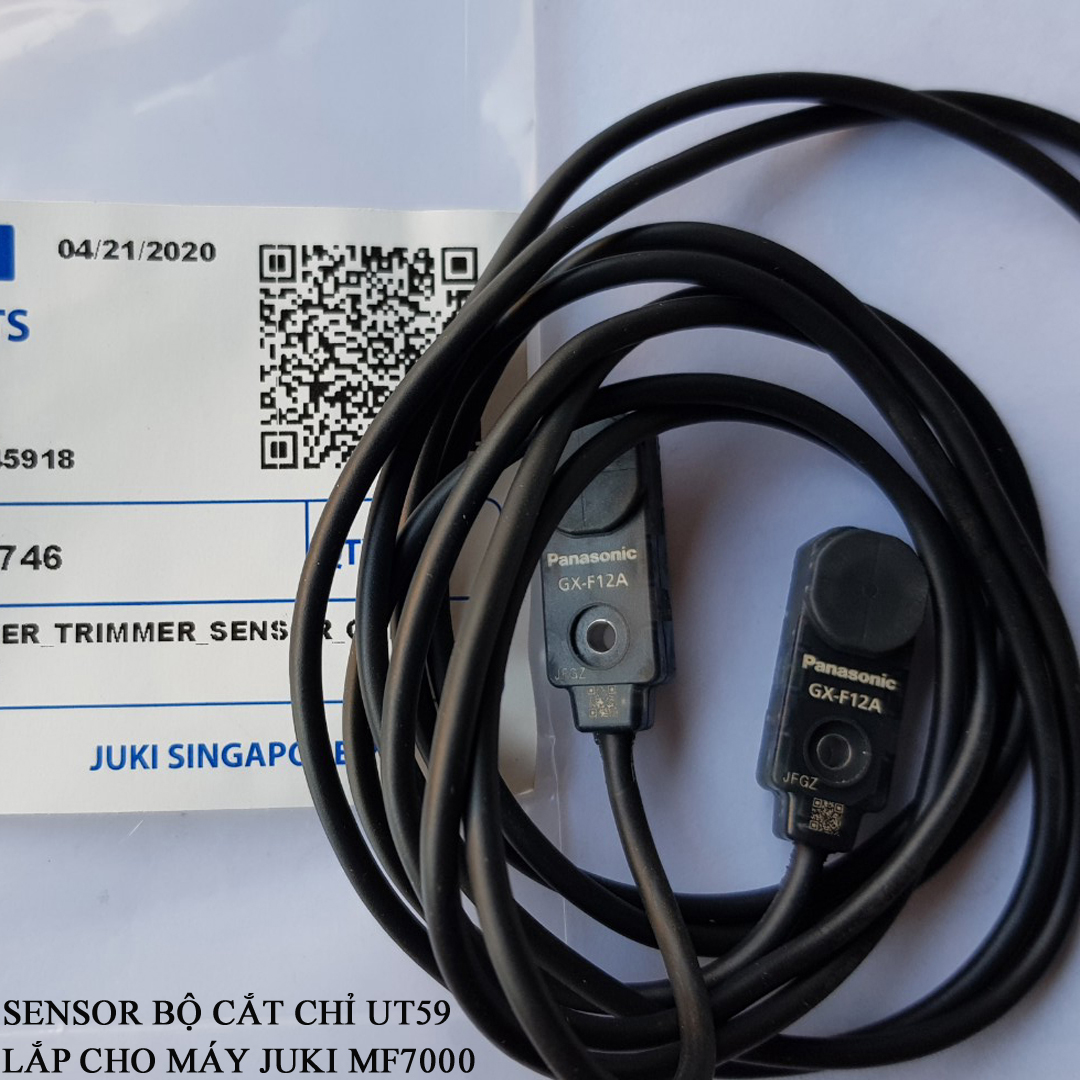 Sensor bộ cắt chỉ UT59 lắp cho máy viền  Juki 400_21746 GX_F12A