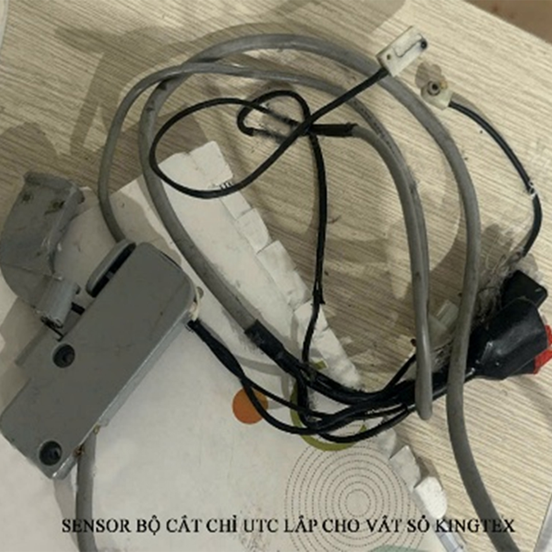 Sensor bộ cắt chỉ UTC lắp cho vắt sổ Kingtex