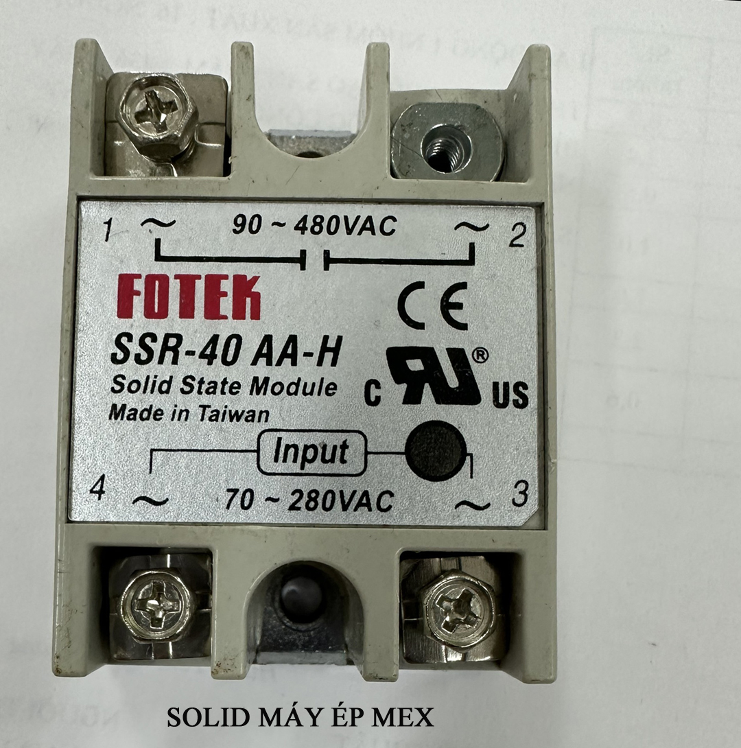 SOLID  máy ép mex SSR_40_AA_H