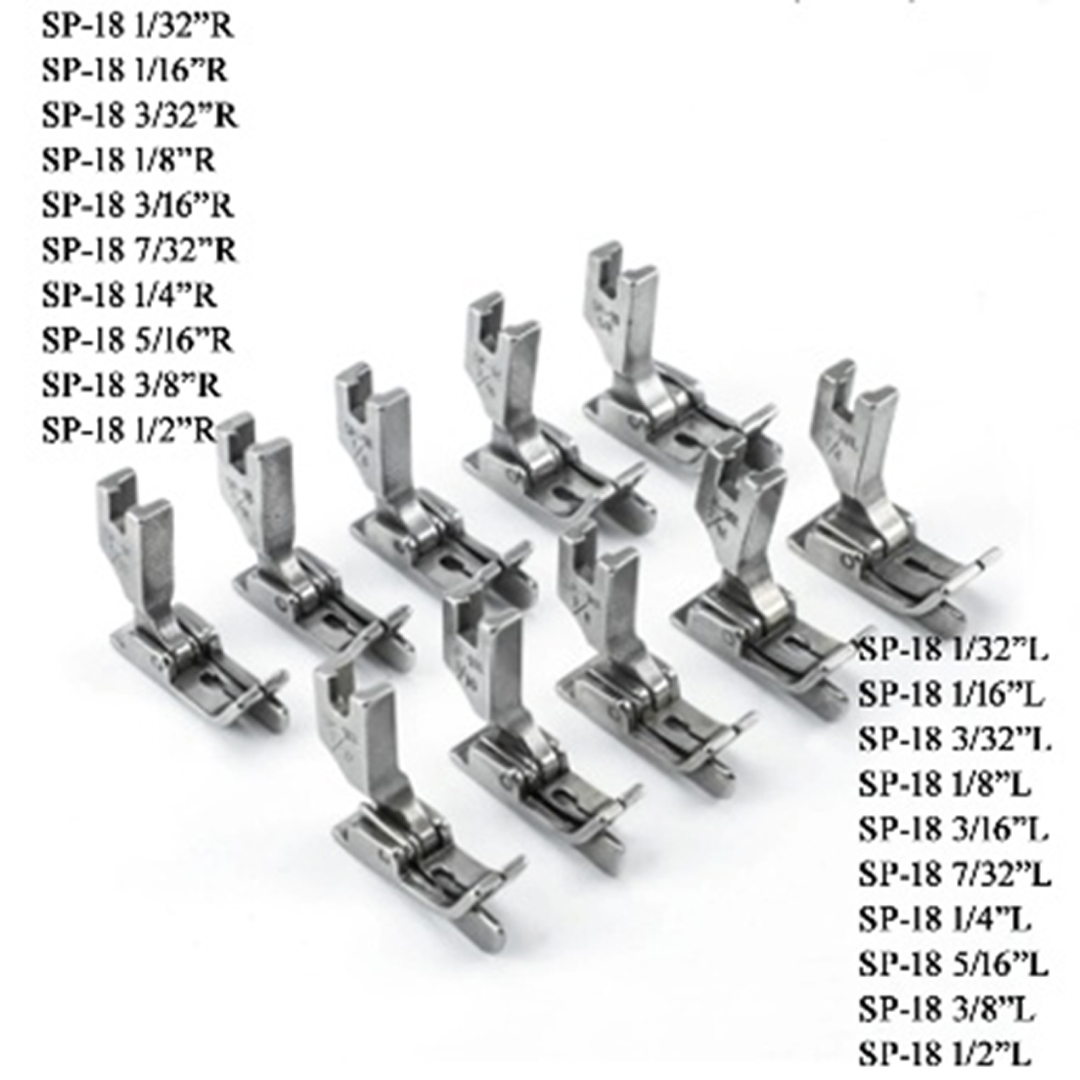 Chân vịt diễu mí sắt máy 1 kim SP-18L SP-18R