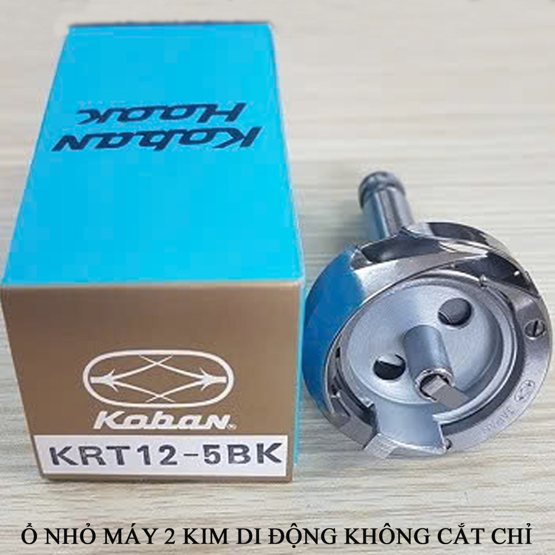 Ổ nhỏ máy 2 kim di động không cắt chỉ KRT12_5BK