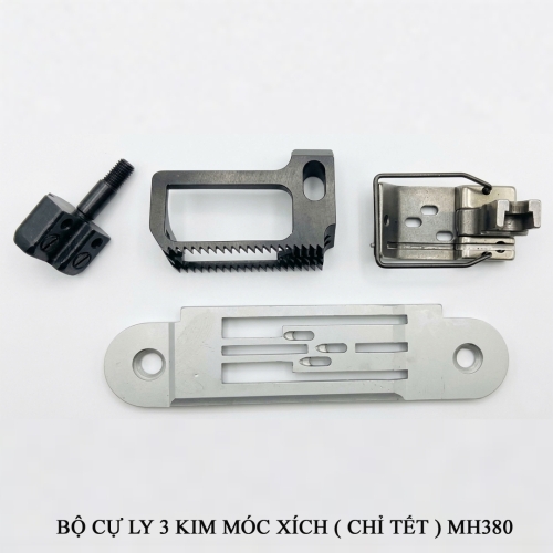 Bộ cự ly máy 3 kim móc xích MH380 3 kim tam giác