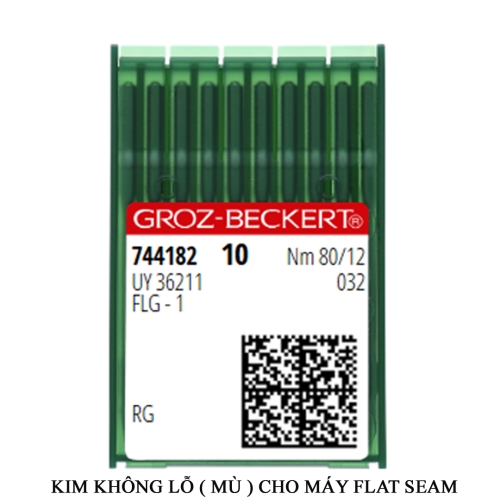 Kim không lỗ ( kim mù ) cho máy Flat seam