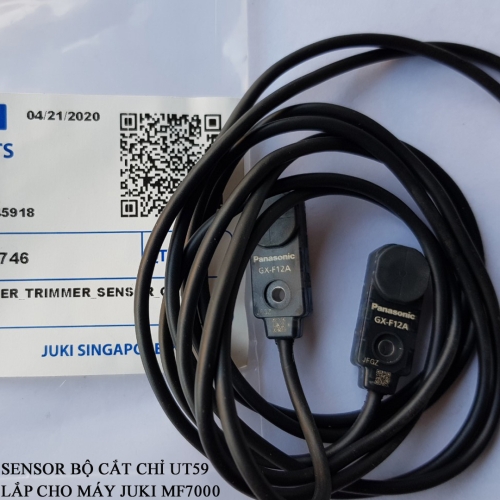 Sensor bộ cắt chỉ UT59 lắp cho máy viền  Juki 400_21746 GX_F12A