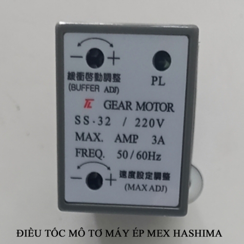 Điều tốc mô tơ máy ép mex Hashima SS_32_220V