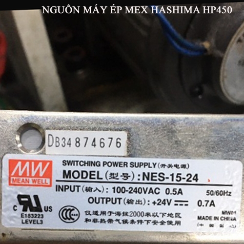 Nguồn máy ép mex Hashima HP450 NES_15_24