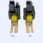 Chân vịt bánh xe nhựa mí nhỏ máy 1 kim T360-T361