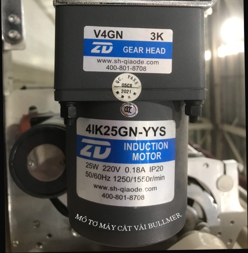 Mô tơ máy trải vải Bullmer 4K25GN_YYS_V4GN