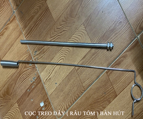 Cọc treo dây-râu tôm bàn hút