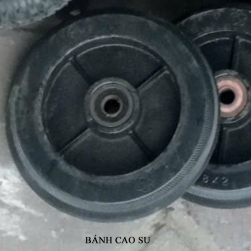 Bánh xe xe đẩy hàng chất liệu cao su