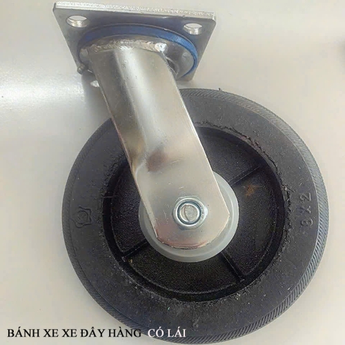 Cụm bánh xe xe đẩy hàng chất liệu cao su