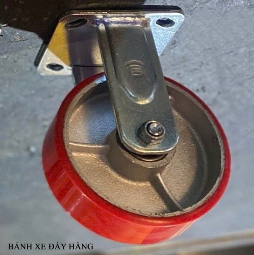Cụm bánh xe xe đẩy hàng chất liệu PU