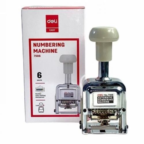 Máy đánh số Deli 7506