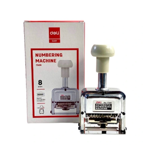 Máy đánh số Deli 7508